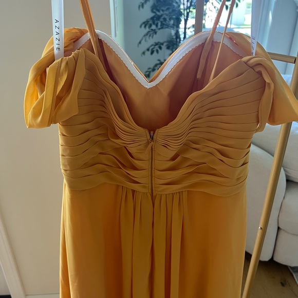 Azazie Millie Dress in Marigold - Picture 6 of 7